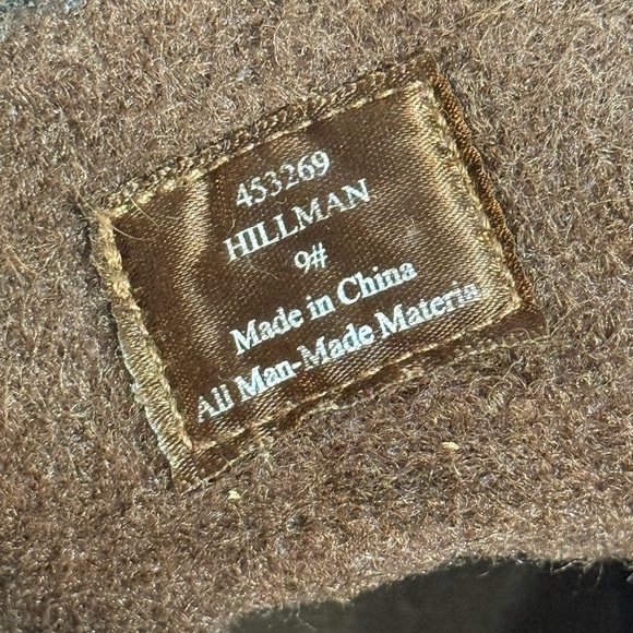 Hillman 453269 Men’s Faux Leather Chalet Cap Toe Lace Up Boots Dark Brown Size 9 - Picture 7 of 7